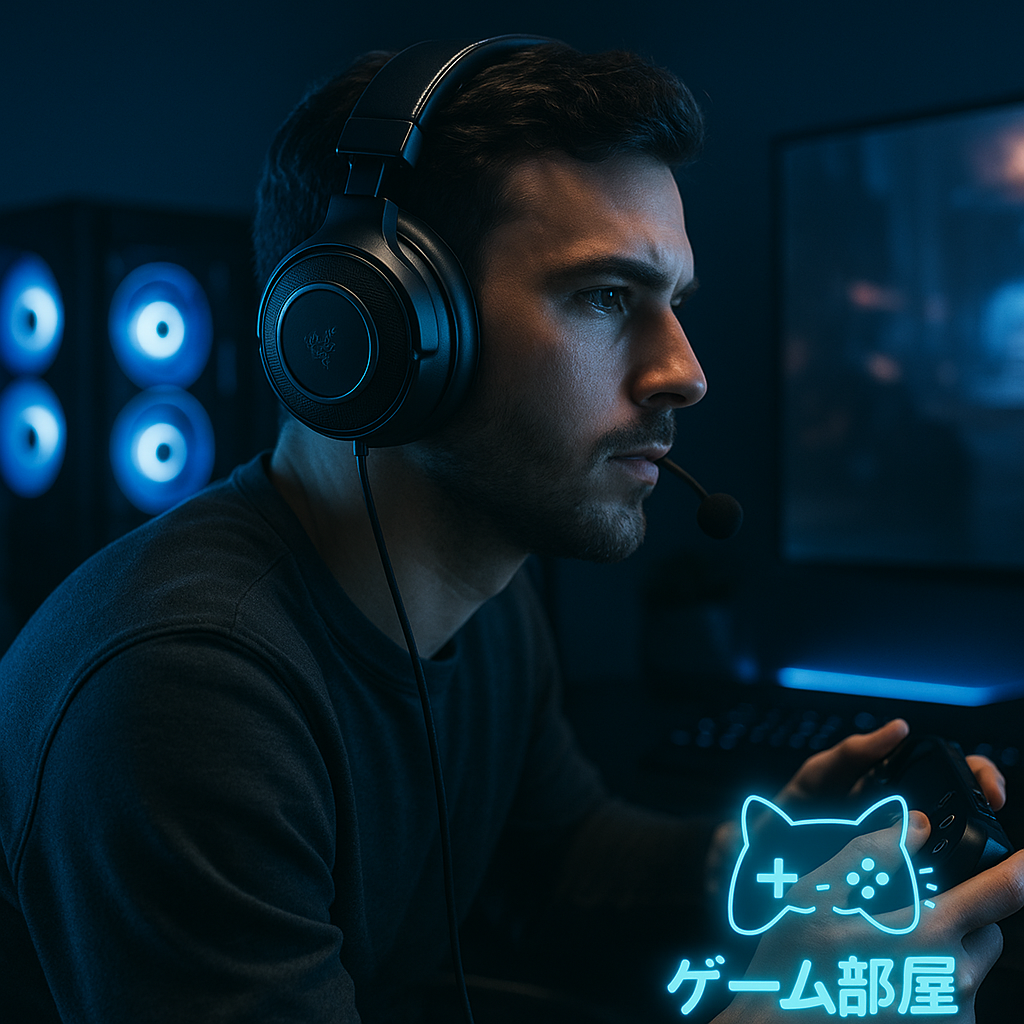 Razer Kraken V4 Pro レビュー｜ゲーム中の使用シーン